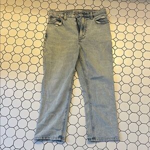 Abercrombie & Fitch Light Blue Women's Straight Leg Jeans